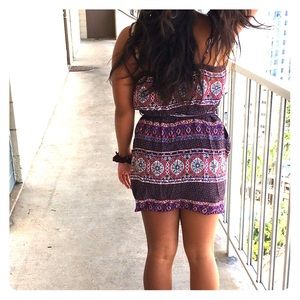 Forever 21 printed sundress with adjustable straps